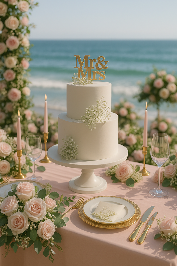 TARTA NUPCIAL disponible desde 30/35 porciones por sólo