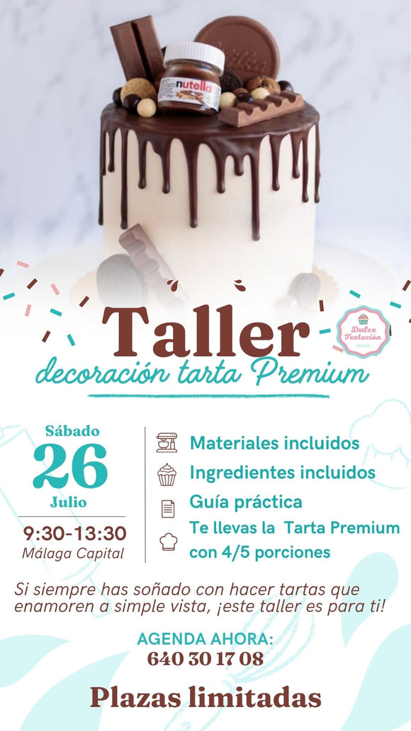 Taller presencial decoración de tartas Premium